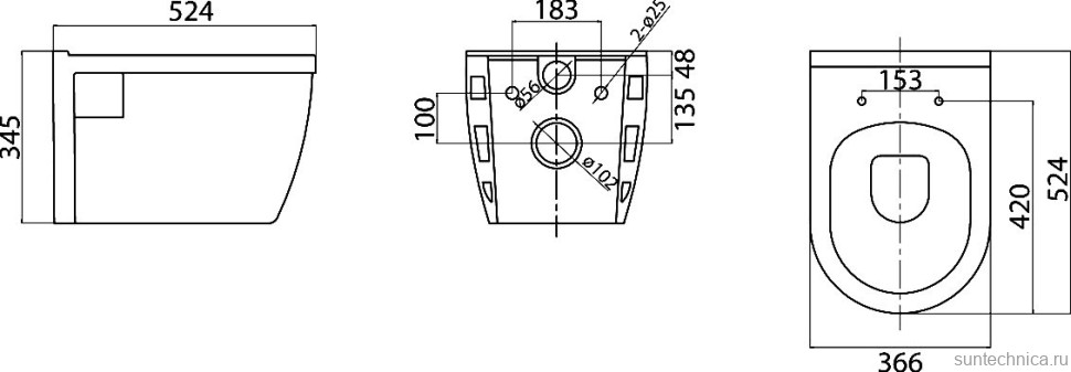 Комплект Унитаз подвесной BelBagno Loto BB070CHR/SC безободковый, с микролифтом, инсталляция BB002-80 с кнопкой BB018-GV-BIANCO