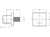 Душевой комплект Jacob Delafon Modulo E30757-CP С ВНУТРЕННЕЙ ЧАСТЬЮ Душевой комплект Jacob Delafon Modulo E30757-CP С ВНУТРЕННЕЙ ЧАСТЬЮ