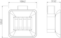 Мыльница Lemark Smooth line 9746018 графит