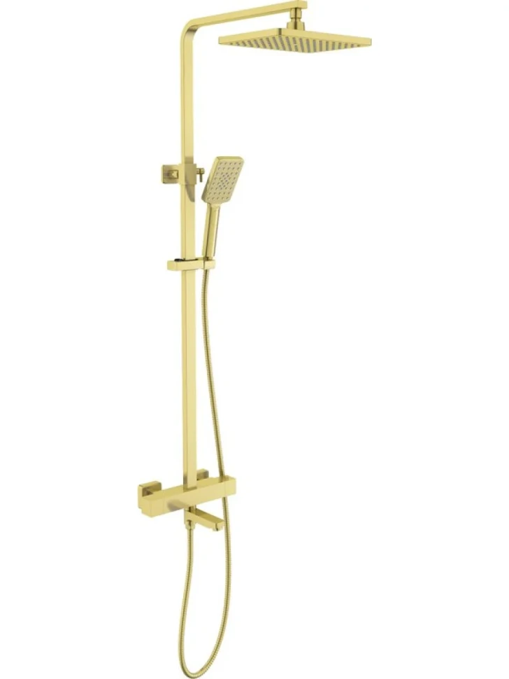 Душевая стойка Timo Tetra-Thermo SX-0169/17 с термостатом, золото