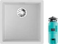 Комплект Мойка Omoikiri Yamakawa 45-Integra-WH белая + Измельчитель Nagare slim 1250-AZ azur blue Комплект Мойка Omoikiri Yamakawa 45-Integra-WH белая + Измельчитель Nagare slim 1250-AZ azur blue