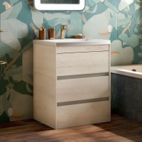 Мебель для ванной комнаты Art&Max Family 60, напольная, Pino Bianco