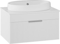 Мебель для ванной комнаты Brevita Enfida 70 подвесная, белая