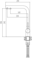 Смеситель для кухни Haiba HB70304-1