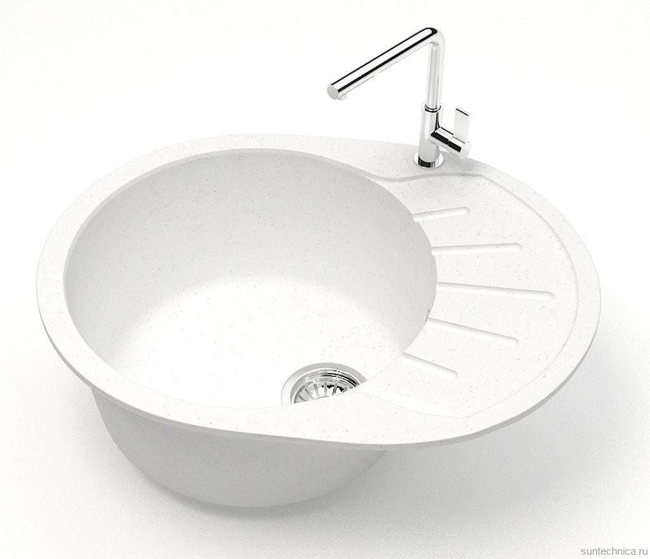 Мойка кухонная AZARIO Light 00087819 белая