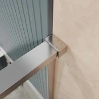 Душевой уголок BelBagno Soft Close-1 AH-1-140/100-C-Cr профиль хром