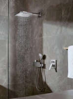 Шланговое подключение Hansgrohe Fixfit Porter 300 26456000 держатель для душа, хром