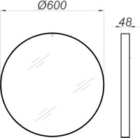 Мебель для ванной комнаты Aqwella Smart 60 дуб балтийский