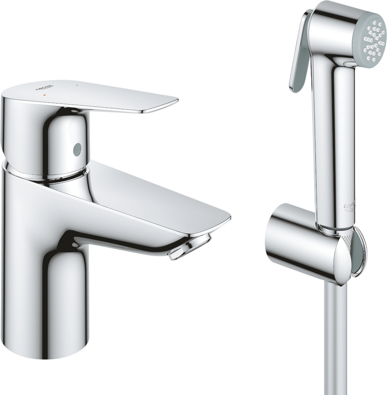 Комплект для раковины Grohe BauEdge 23757001 с гигиеническим душем