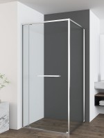 Душевой уголок Vincea Tesi VSRW-7TS9012CL 120х90 см, профиль хром, стекло прозрачное