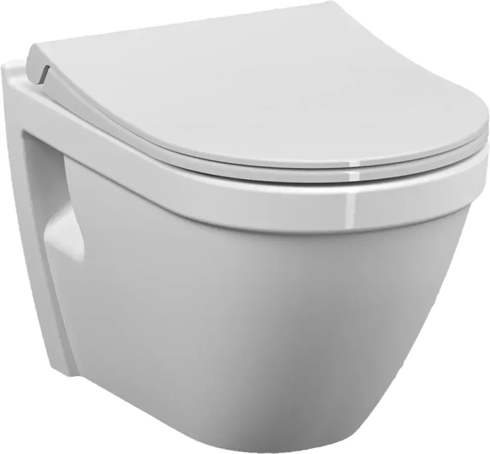 Комплект Унитаз подвесной VitrA S50 + Крышка + Инсталляция Geberit Duofix Delta 458.149.21.1 с кнопкой смыва, хром + Звукоизоляция