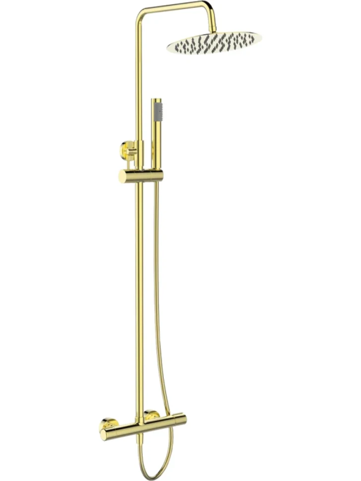 Душевая стойка BelBagno Uno DOCM ORO