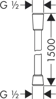 Душевой шланг Lemark Turn-Free LE8026P-White 150 см