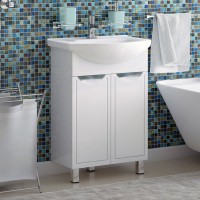 Тумба под раковину без столешницы Corozo Монро 60 белая