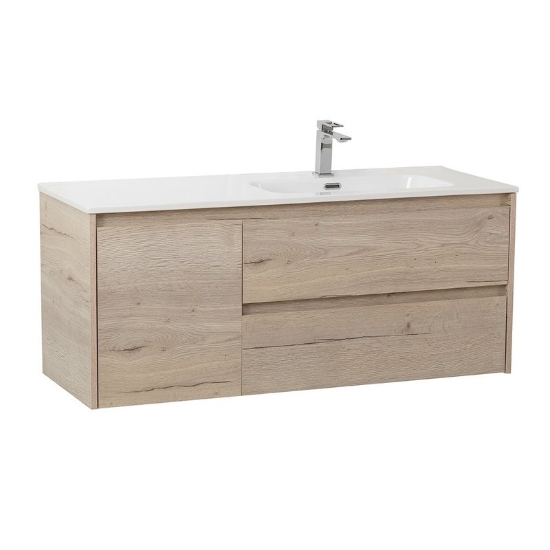 Мебель для ванной комнаты BelBagno Kraft R, 100 rovere galifax bianco