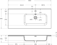 Мебель для ванной комнаты BelBagno Kraft R, 100 rovere galifax bianco