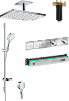 Душевой комплект Hansgrohe Rainmaker Select 460 (2 jet) 24004400 + 26631400 + 27506000 + 15381000