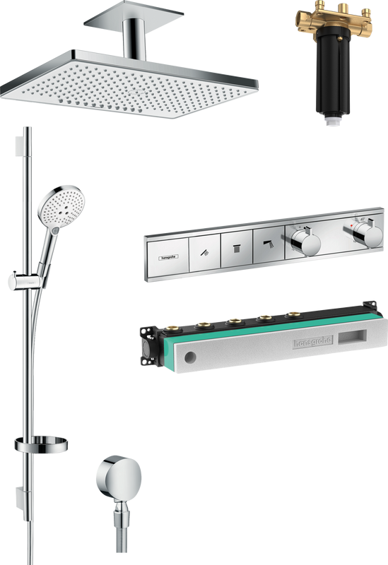 Душевой комплект Hansgrohe Rainmaker Select 460 (2 jet) 24004400 + 26631400 + 27506000 + 15381000