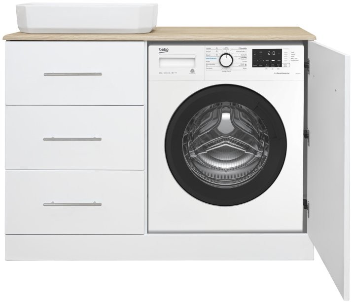 Мебель для ванной комнаты Misty Респект 120 L, под стиральную машину