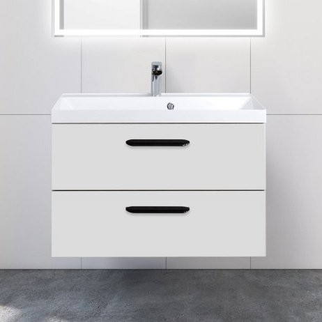 Тумба под раковину BelBagno Aurora 80 bianco lucido