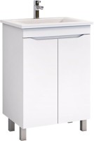 Тумба под раковину Vigo Grani 60 напольная, 2 дверцы, белая