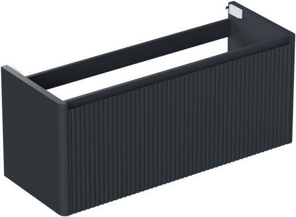 Тумба под раковину без столешницы Allen Brau Gravity 120 1 ящик, с фрезеровкой, матовый антрацит