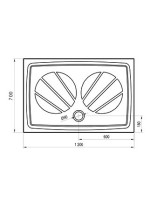 Поддон для душа Ravak Galaxy Pro Gigant Pro 120х70 см, белый