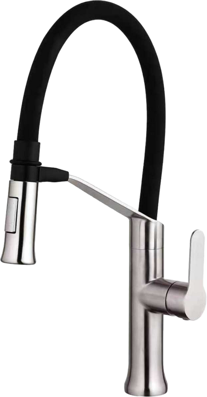 Смеситель для кухни Fashun A54501-7 сатин, черный