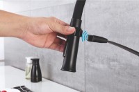 Смеситель для кухни Fashun A54501-7 сатин, черный