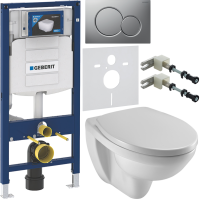 Комплект Унитаз подвесной Jacob Delafon Patio + Крышка E4267 + Инсталляция Geberit Duofix UP 320 111.300.00.5 + Кнопка Sigma 01 115.770.JQ.5 лакированная, матовый хром + Крепления 111.815.00.1 к стене + Звукоизоляция