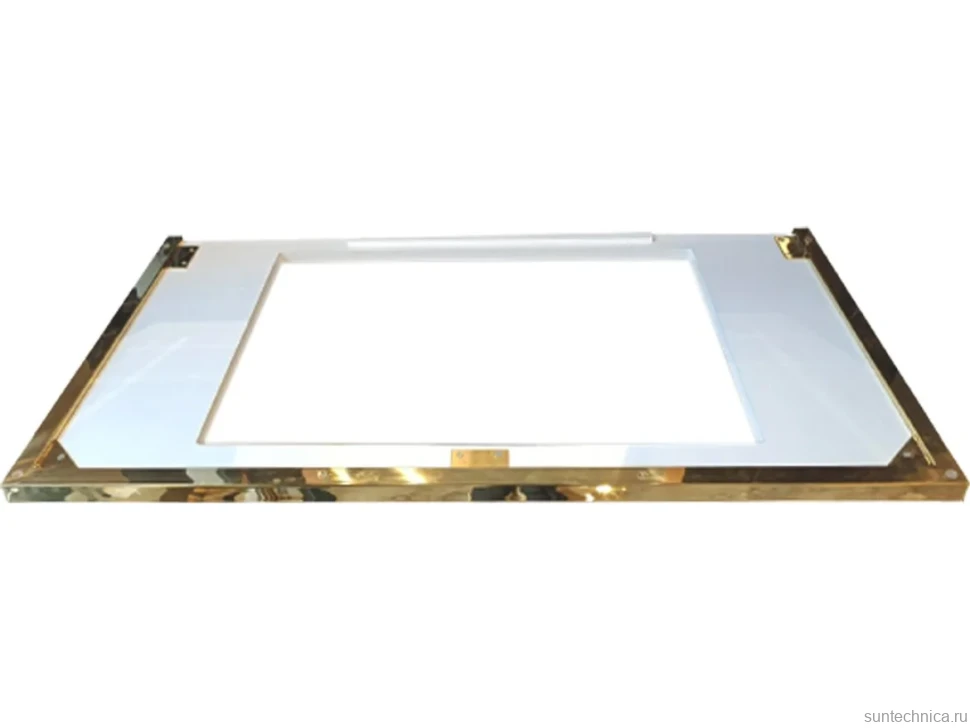 Мебель для ванной комнаты Armadi Art Lucido 100 лиловая, раковина 817-G, ножки золото