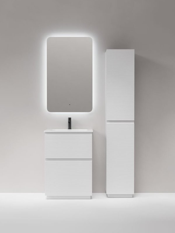 Мебель для ванной комнаты Sancos Folk Floor 60 напольная, bianco, раковина CN7011