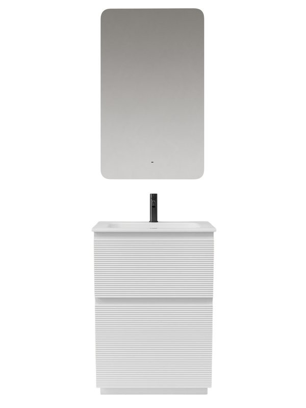 Мебель для ванной комнаты Sancos Folk Floor 60 напольная, bianco, раковина CN7011