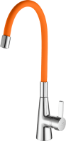 Смеситель для кухни Fashun A4153+B02 хром, оранжевый