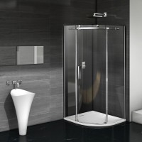 Душевой уголок Good Door Galaxy R-90-C-CH профиль хром