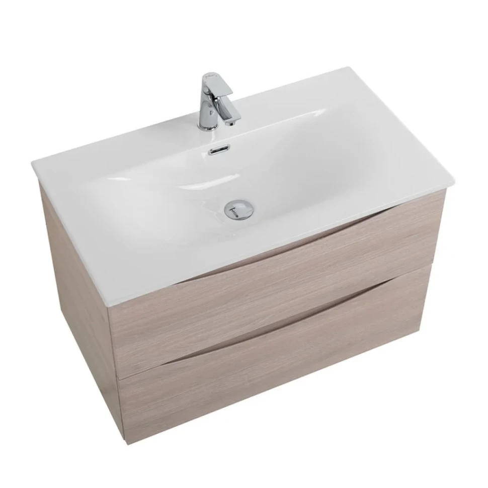Мебель для ванной комнаты BelBagno Marino-cer-n 80 подвесная, rovere grigio
