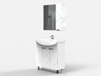 Мебель для ванной комнаты SanStar Каскад 80 белая Мебель для ванной комнаты SanStar Каскад 80 белая
