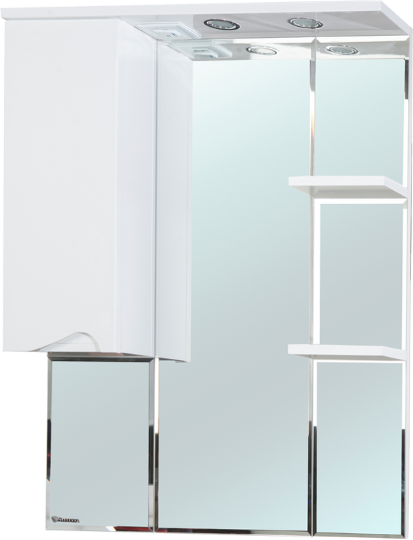 Зеркало Bellezza Эйфория L 80 белое, с подсветкой