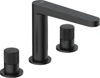Смеситель для раковины Wasserkraft Fulda 5235 черный soft-touch