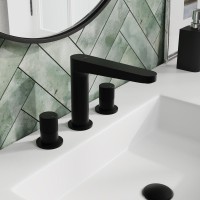 Смеситель для раковины Wasserkraft Fulda 5235 черный soft-touch