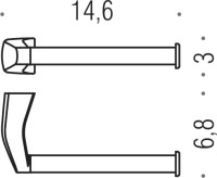 Набор Держатель Colombo Design Road В8008 + Ершик B8006
