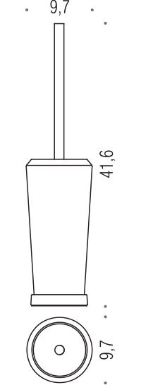 Набор Держатель Colombo Design Road В8008 + Ершик B8006
