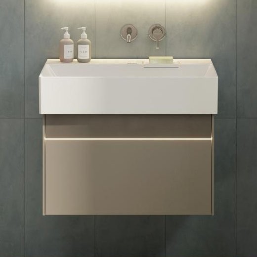 Тумба под раковину KERAMA MARAZZI Logica 70 подвесная, песчаная