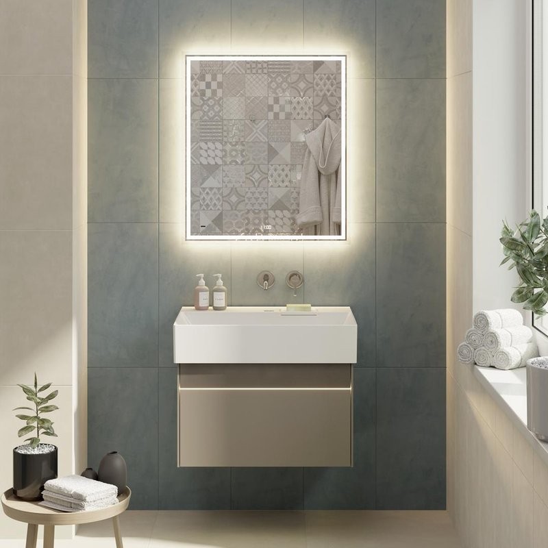 Тумба под раковину KERAMA MARAZZI Logica 70 подвесная, песчаная