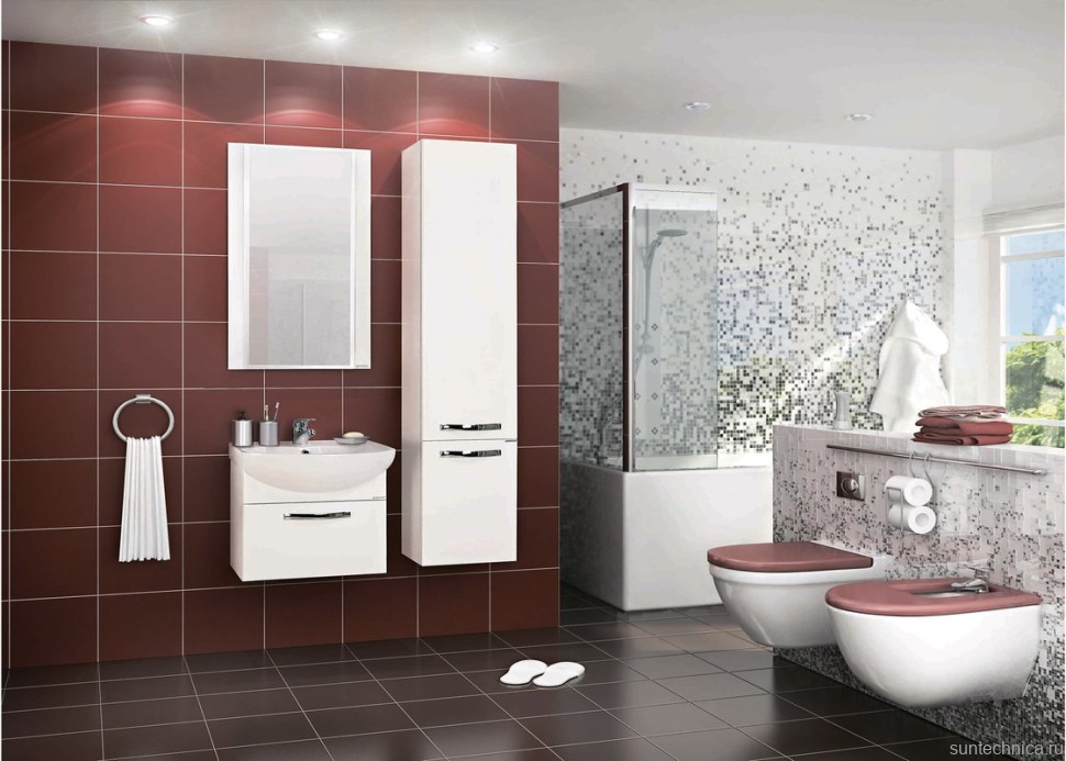 Зеркало AQUATON Ария 65 белое