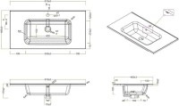Мебельная раковина BelBagno BB900ETL