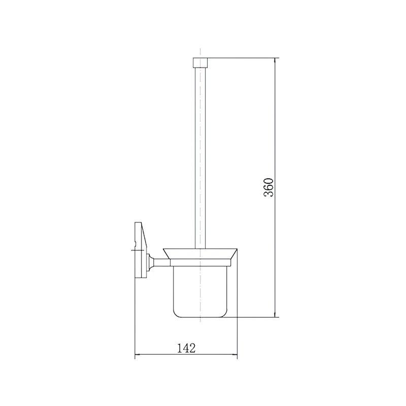Ершик для унитаза Fashun A1610 хром