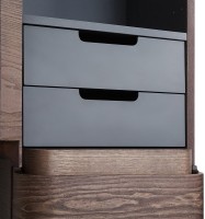 Шкаф-пенал для ванной AM.PM Sensation 40 L орех