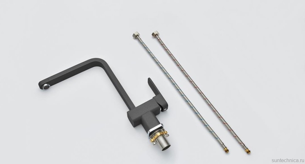 Смеситель для кухни Emar Quartz 3014 антрацит