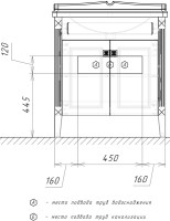 Мебель для ванной комнаты Comforty Палермо 80 Мебель для ванной комнаты Comforty Палермо 80